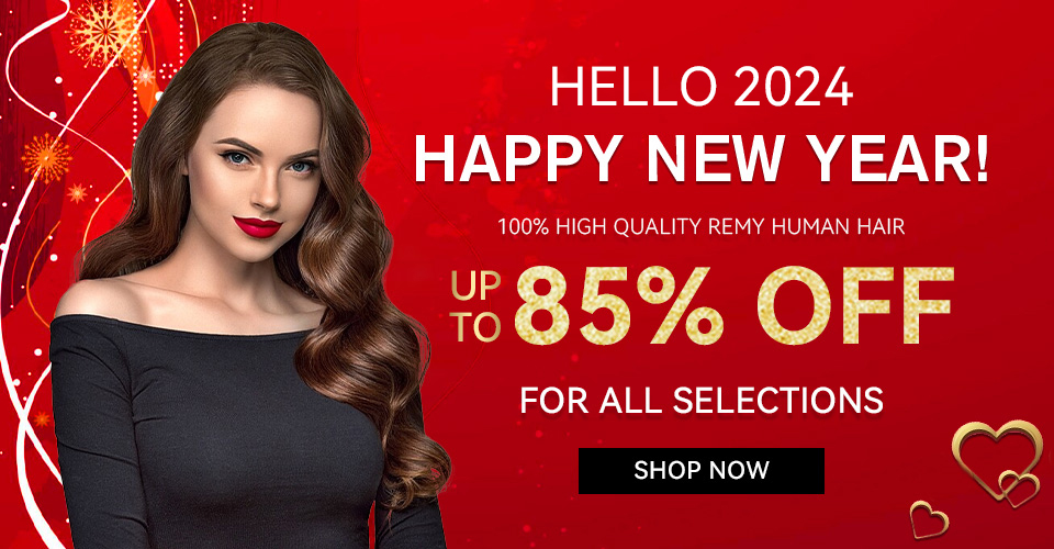 2024 Happy New Year Hair Extensions Sale Ireland